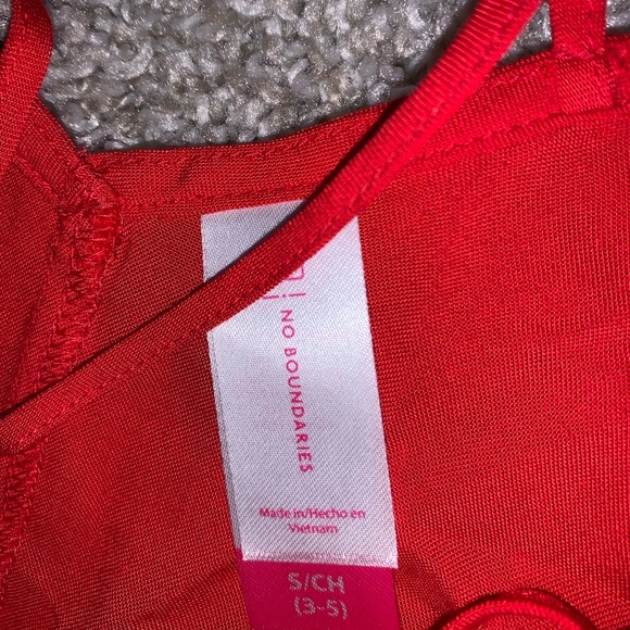 BRAND NWT No Boundaries Red Blouse size S - Picture 8 of 11